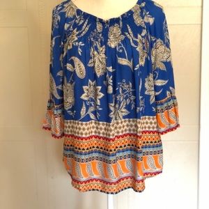 BeachLunchlounge Collection colorful floral tunic